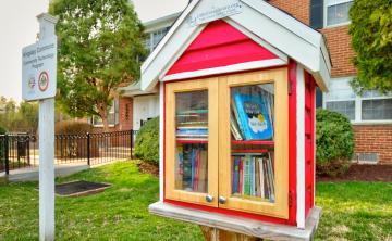 Little Free Library at Kingsley Commons.